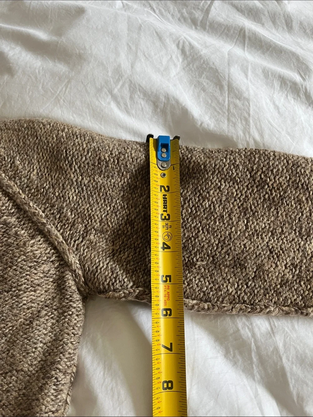 tory burch wool chunky knit beige turtleneck sweater 100% wool autumn layer